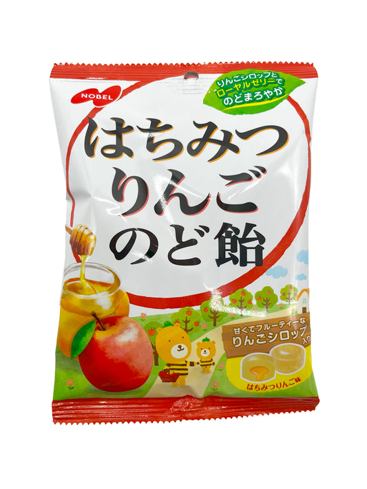 Nobel Hachimitsu Ringo Nodo Ame Candy 3.88oz