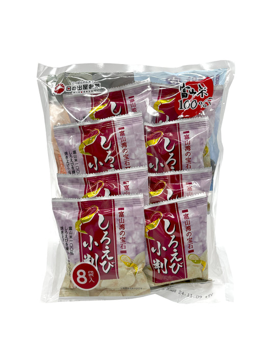 Hinodeya Shiroebi Koban 8P Rice Cracker 3.67oz