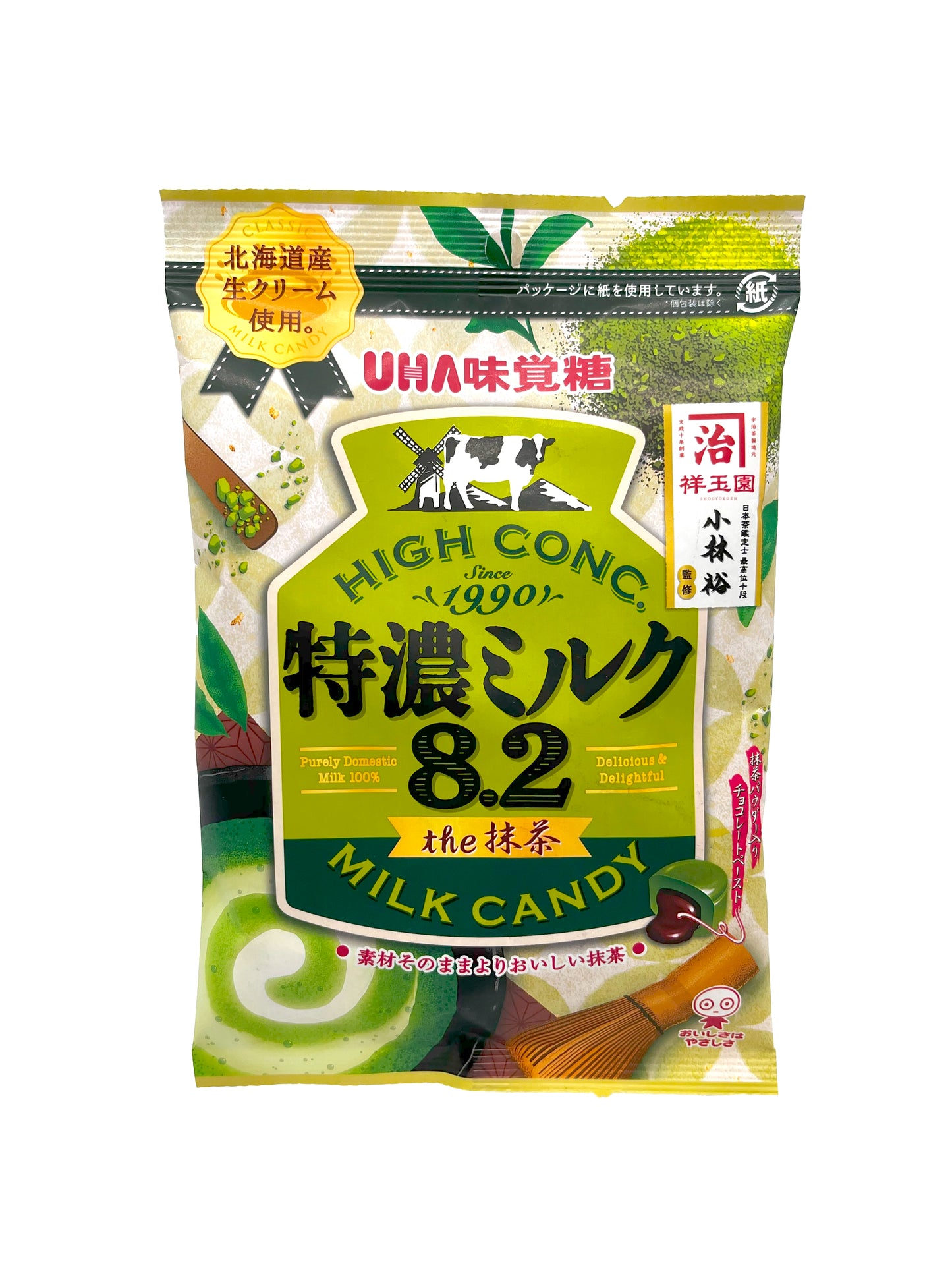 UHA Mikakuto Tokuno Milk 8.2 Matcha 2.47oz