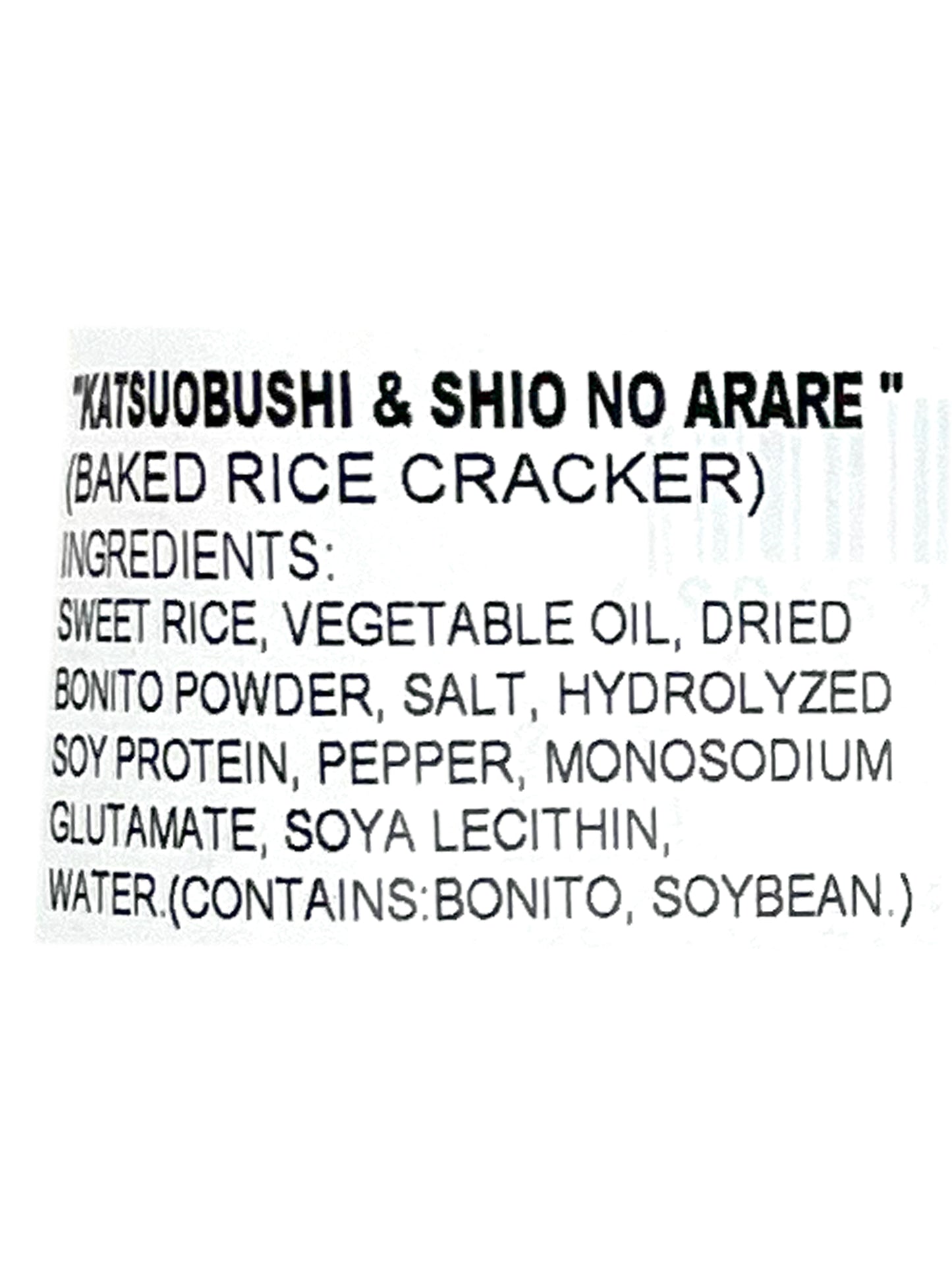 Toyo Katsuobushi & Shio No Arare Rice Cracker 5.29oz