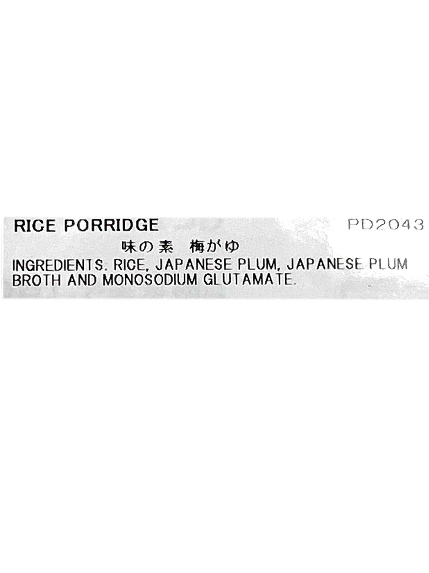 Ajinomoto Instant Rice Porridge with Plum 8.81oz