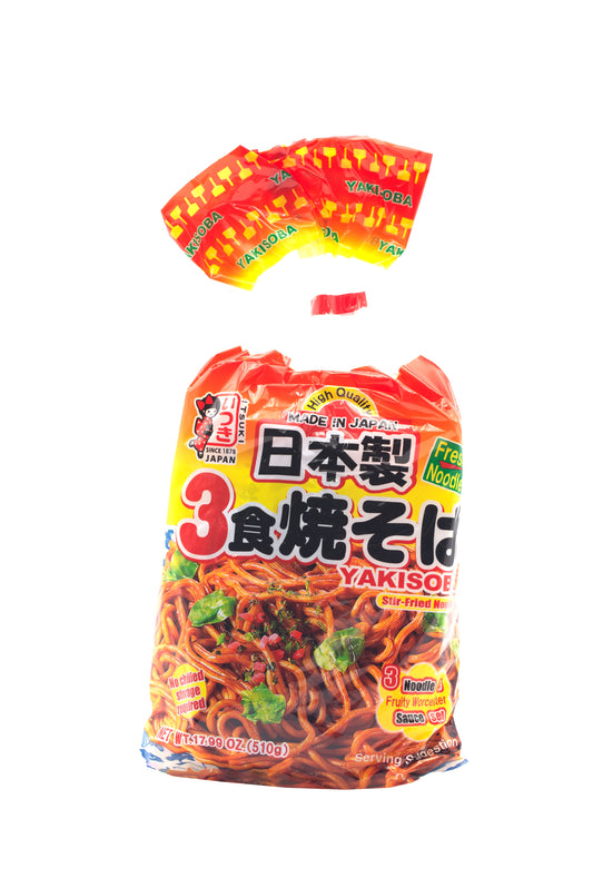 Itsuki Yakisoba Noodles with Sauce 3 Packs