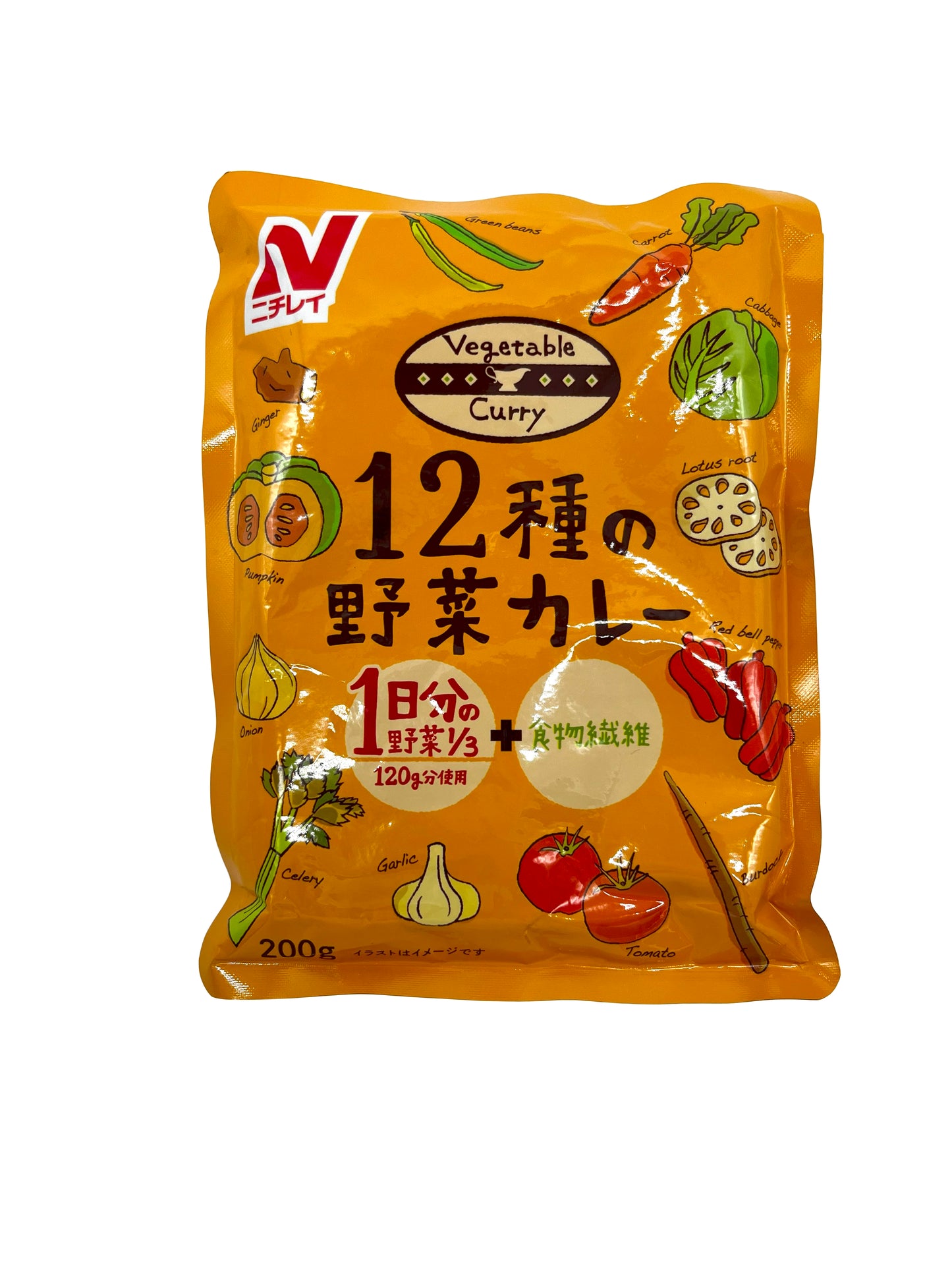 Nichirei 12 Shu no Yasai Curry Vegetable Instant Curry 7.04oz