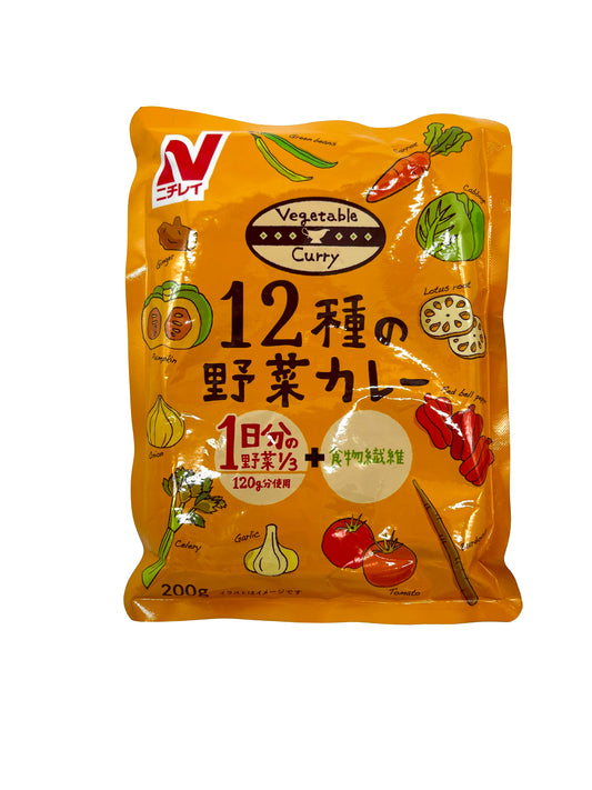 Nichirei 12 Shu no Yasai Curry Vegetable Instant Curry 7.04oz