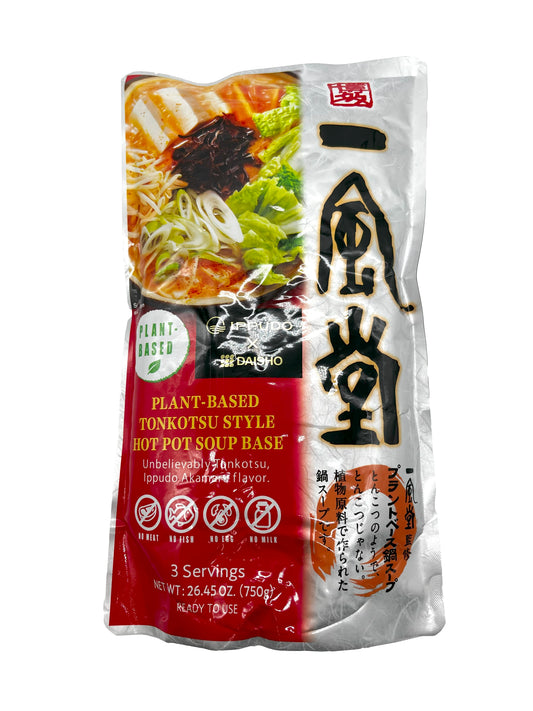 Daisho Ippudo Plant Base Tonkotsu Style Nabe Soup Stock 26.5oz
