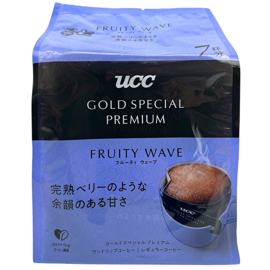 UCC Gold Special Premium Fruity Wave Drip Coffee 2.46 oz