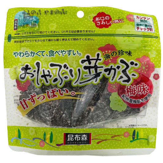 Prepared Wakame Seaweed Oshaburi Mekabu Ume Flavor 2.64 oz