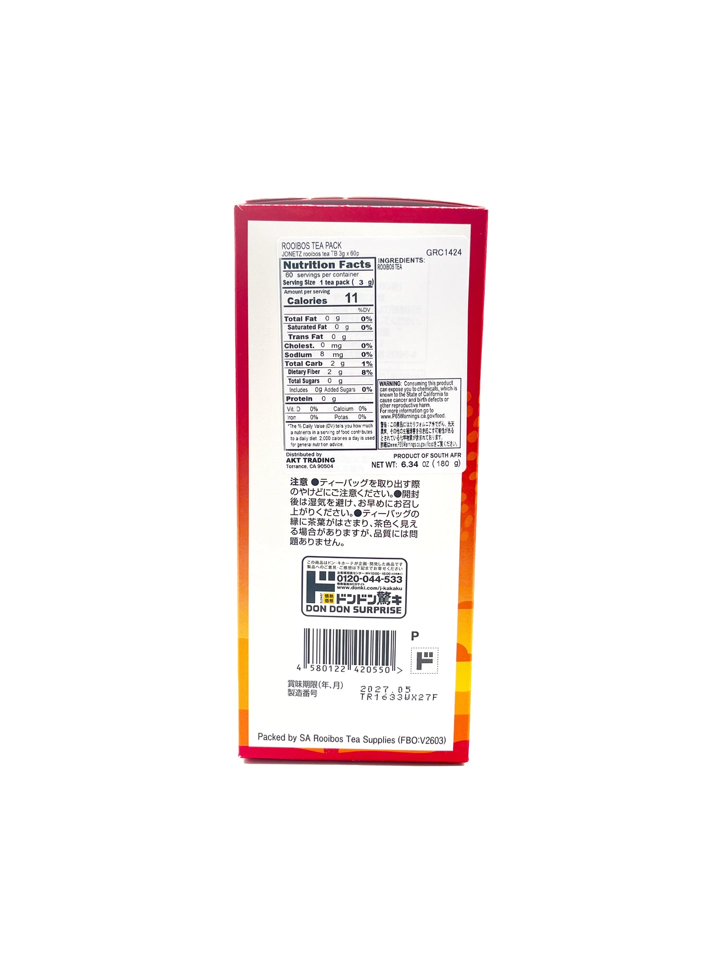 Jonetz x RooiBos Rooibos Tea Pack 60 Bags