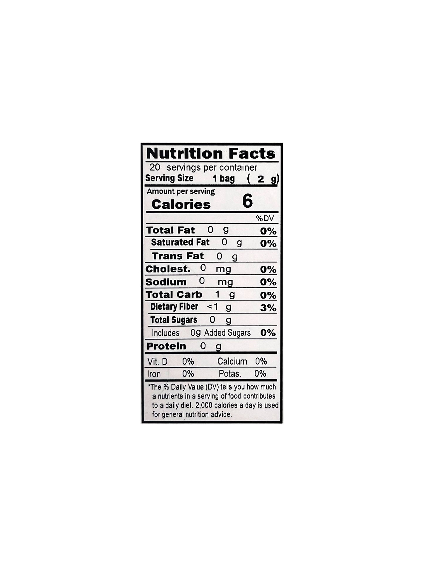 Jonetz Sweet Honey Tea 20 Bags