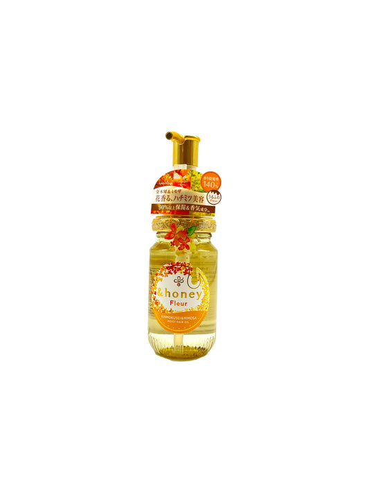 &honey Fleur Kinmokusei & Mimosa Moist Hair Oil 3.4 floz