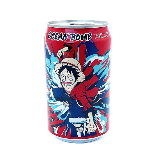 Ocean Bomb One Piece Luffy Yogurt Flavor Sparkling Water 11.1 fl oz