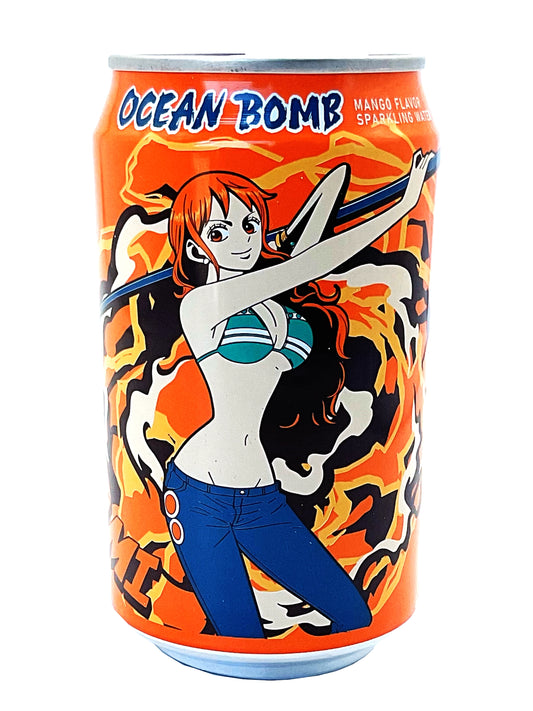 Ocean Bomb One Piece Nami Mango Flavor Sparkling Water 11.1 fl oz