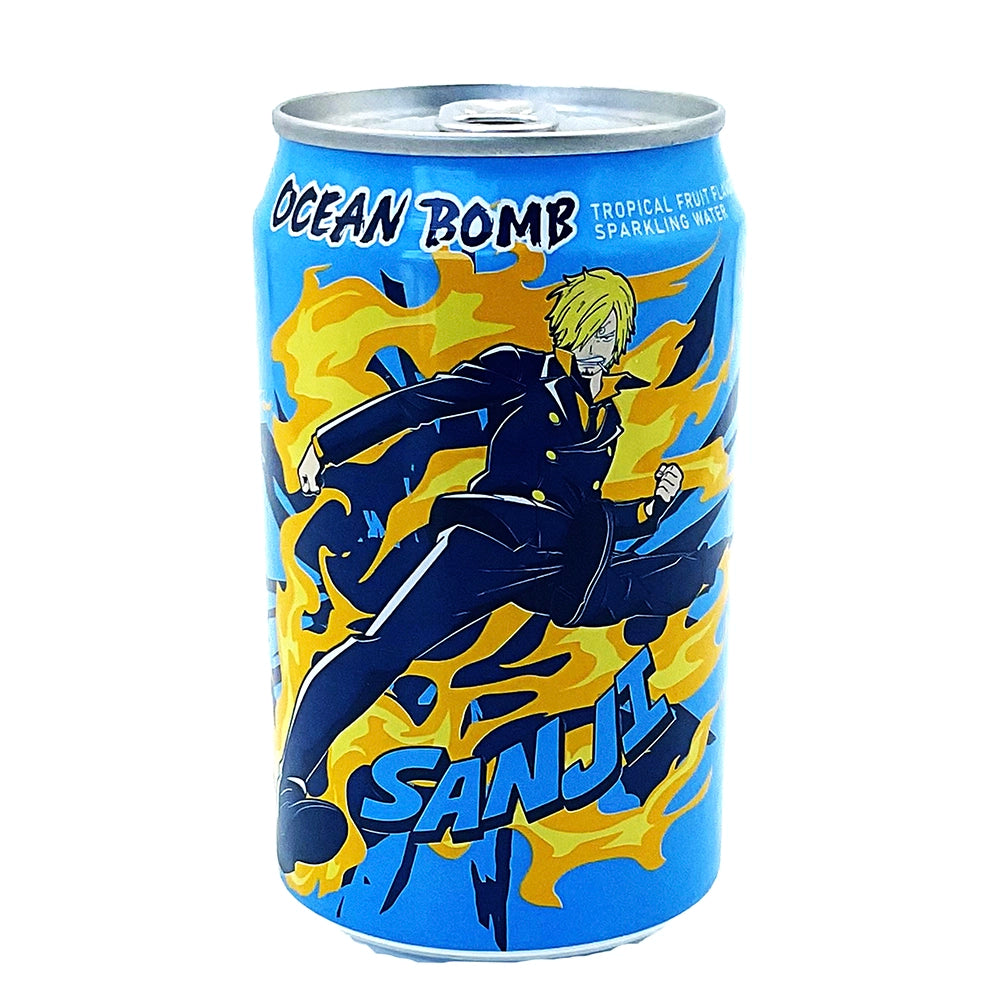 Ocean Bomb One Piece Sanji Tropical Fruit Flavor Sparkling Water 11.1 fl oz