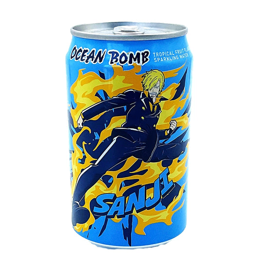 Ocean Bomb One Piece Sanji Tropical Fruit Flavor Sparkling Water 11.1 fl oz