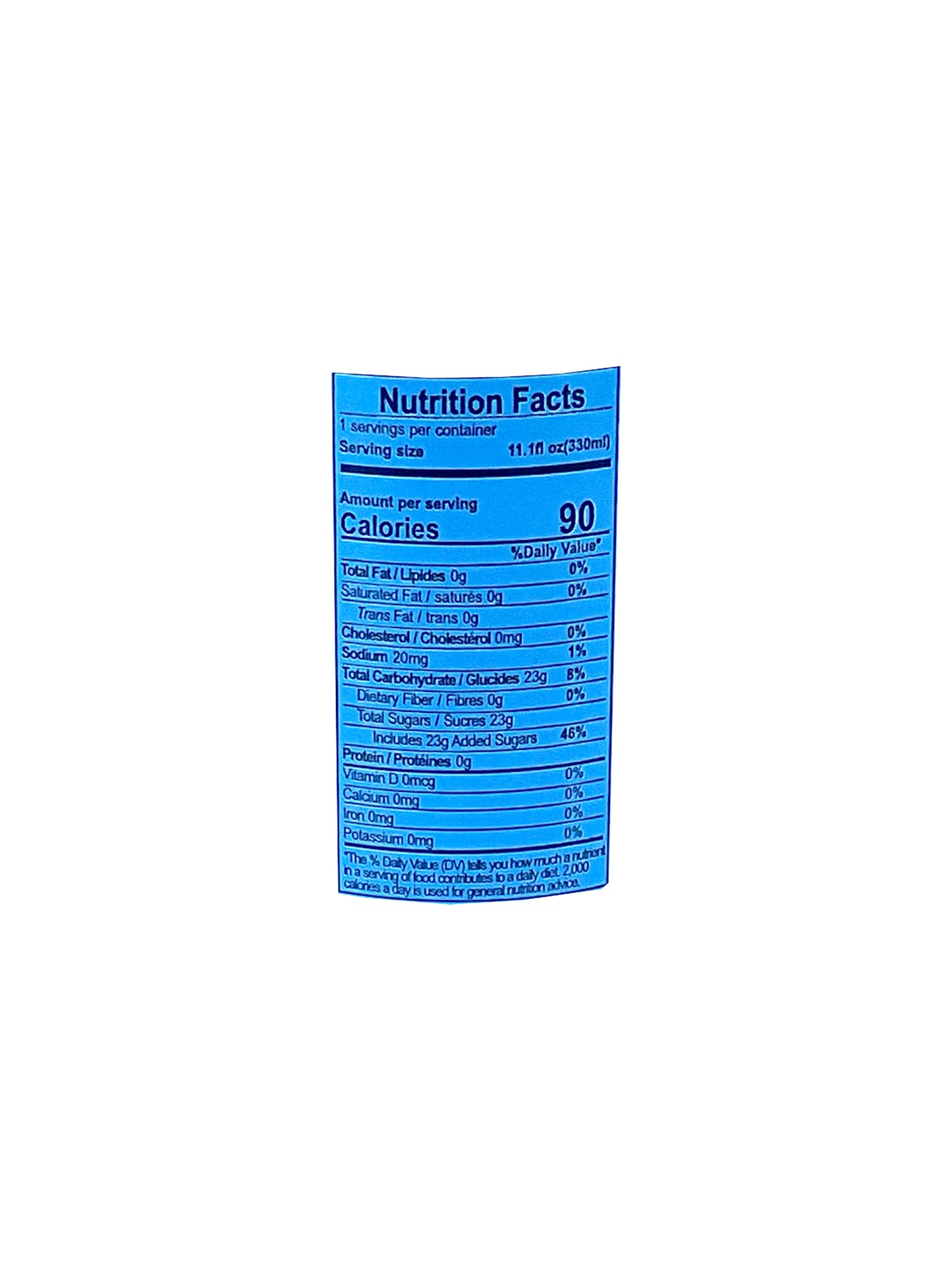 Ocean Bomb One Piece Sanji Tropical Fruit Flavor Sparkling Water 11.1 fl oz