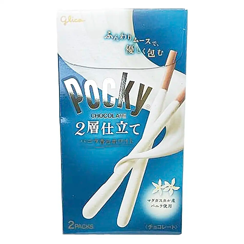 Glico Pocky Niso Zitate Vanilla Kaoru White 1.84 oz