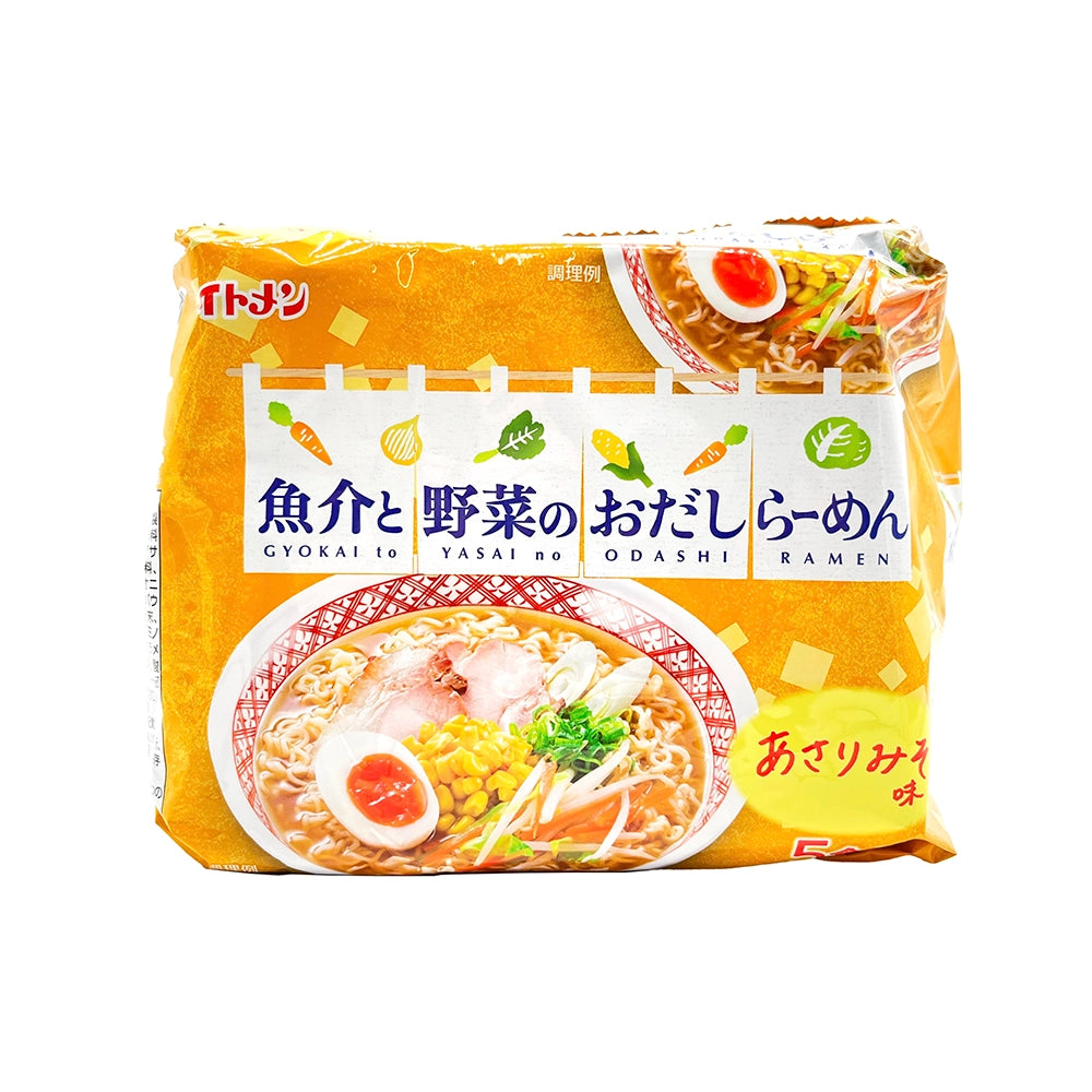 Itomen Odashiramen Asari Miso Instant Ramen 5 Packs