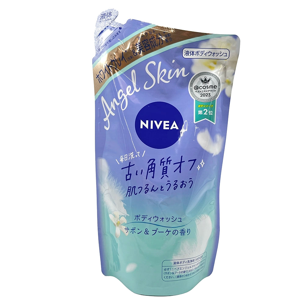 Kao Nivea Angel Skin Body Soap Sabon & Bouquet Refill 12.2 fl oz