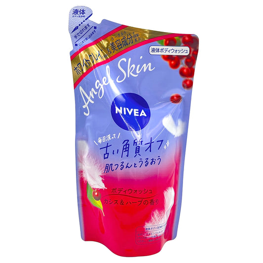 Kao Nivea Angel Skin Bath Soap Cassis & Herb Refill 12.2 fl oz