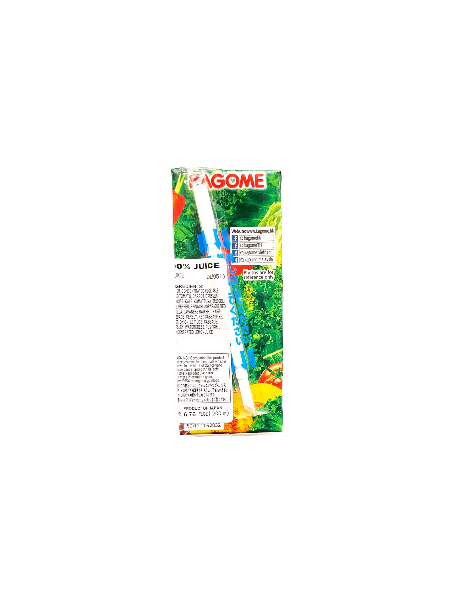 Kagome Mixed Vegetable and Fruit Juice 6.76 fl oz