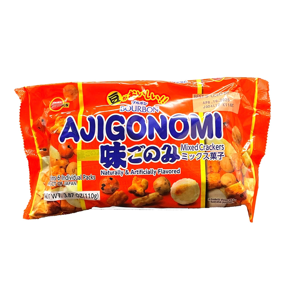 Bourbon Ajigonomi Mixed Crackers 3.87 oz