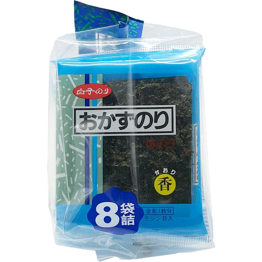 Shirako Okazu Nori Seasoned Roasted Seaweed 8 Packs