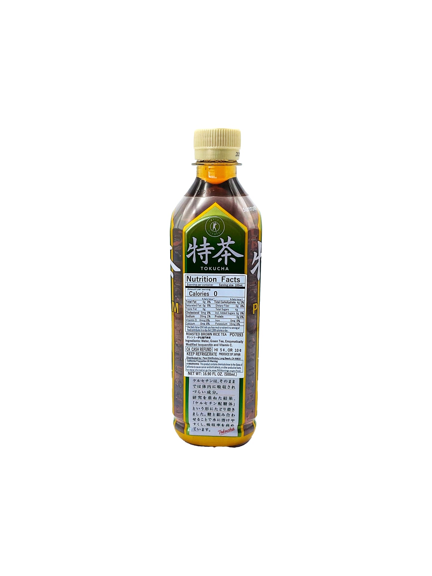 Suntory Tokucha Premium Tea 16.9 fl oz