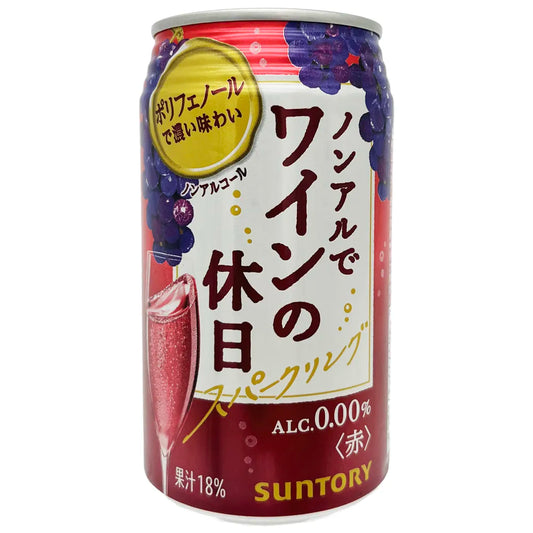 Suntory Non-Alcoholic Wine No Kyujitsu Aka 11.83 fl oz