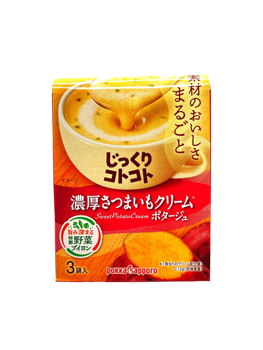 Pokka Sapporo Jikkuri Kotokoto Satsumaimo Sweet Potato Cream Potage 2.24 oz