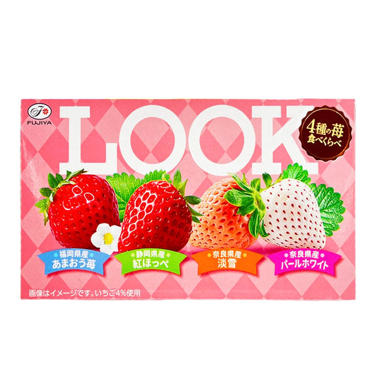 Fujiya Look 4 Kinds Ichigo Strawberry Chocolate 1.3 oz