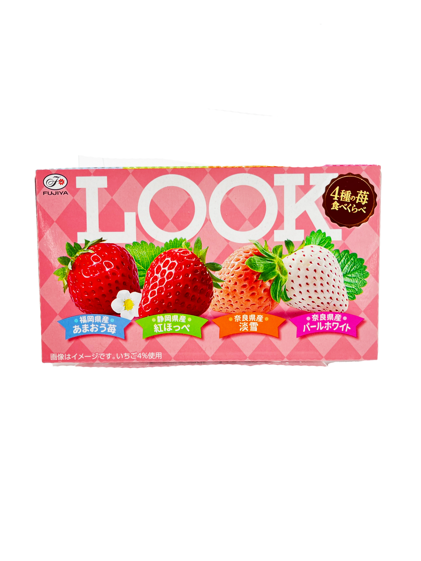 Fujiya Look 4 Kinds Ichigo Strawberry Chocolate 1.3 oz