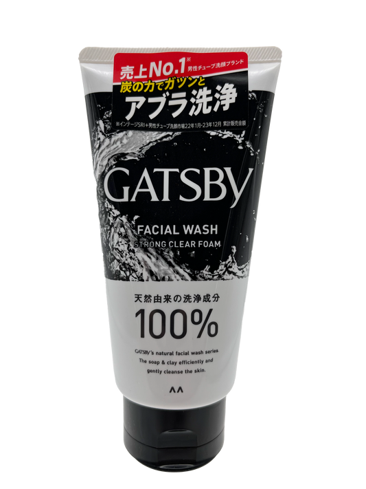 Gatsby Facial Wash Strong Clear Foam 4.5 oz