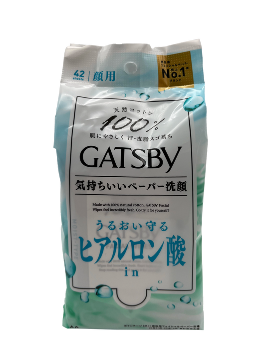 Gatsby Facial Wipes Moist 42 Sheets 9.4 oz