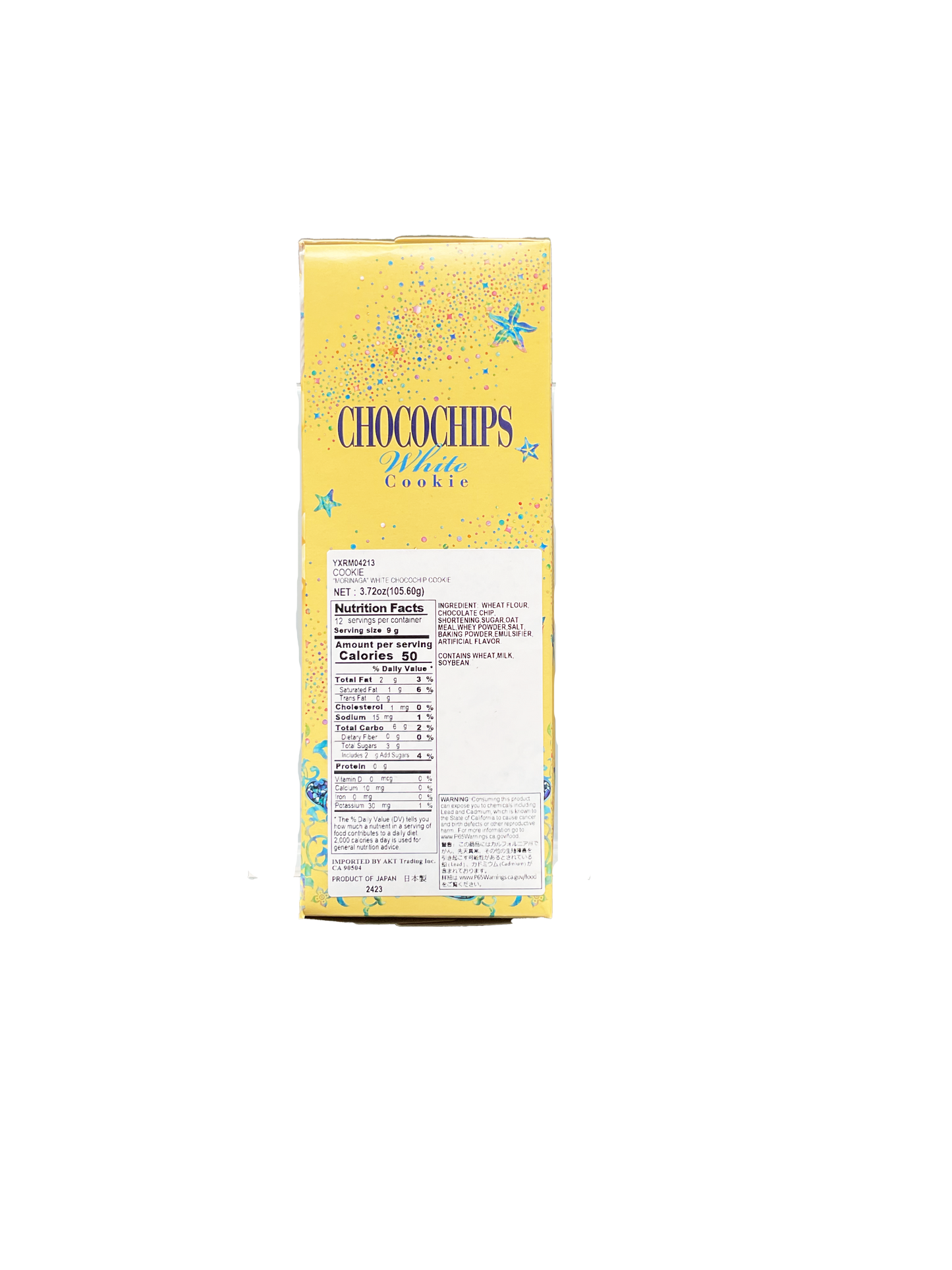 Morinaga White Chocochips Cookie 3.72 oz