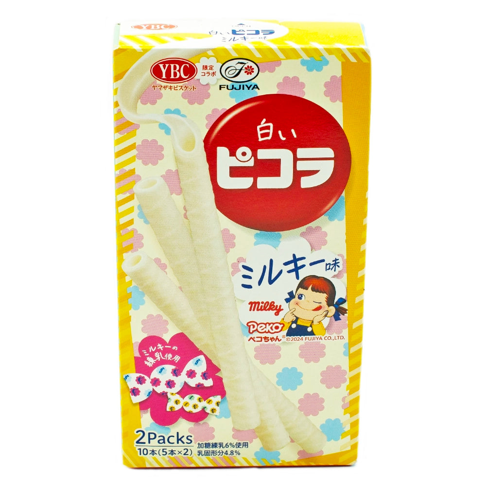 YBC X Fujiya Shiroi Picola Milky Aji Baked Wheat Cookies 1.73 oz