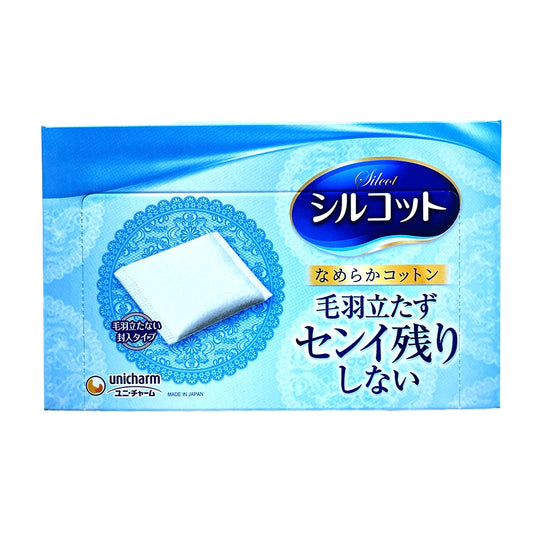 Unicharm Silcot Cotton Puffs 82 Sheets