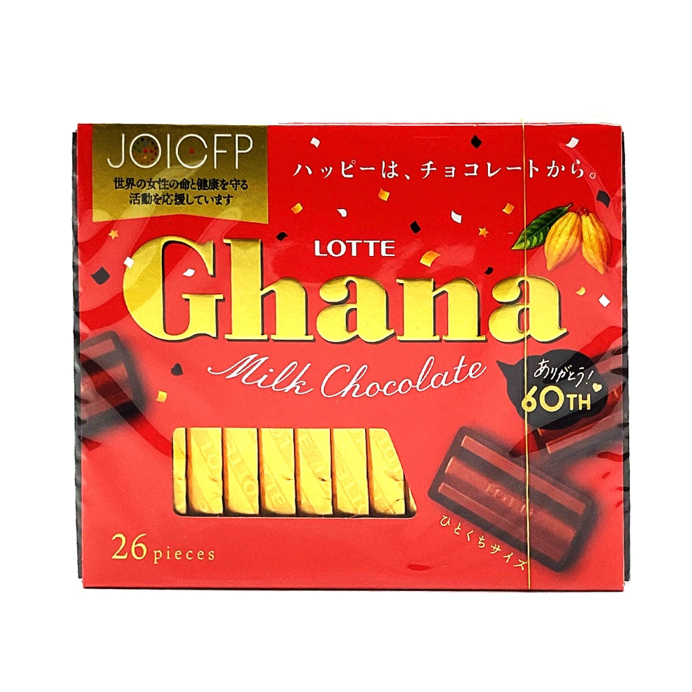 Lotte Ghana Milk Chocolate 4.16 oz