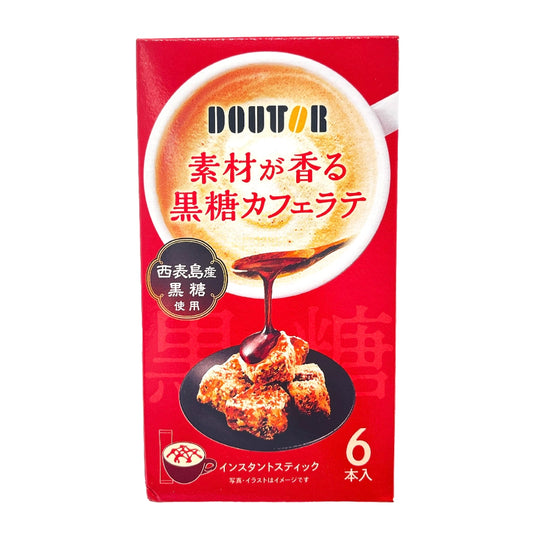 Doutor Kokuto Brown Sugar Cafe Latte 6 Pieces