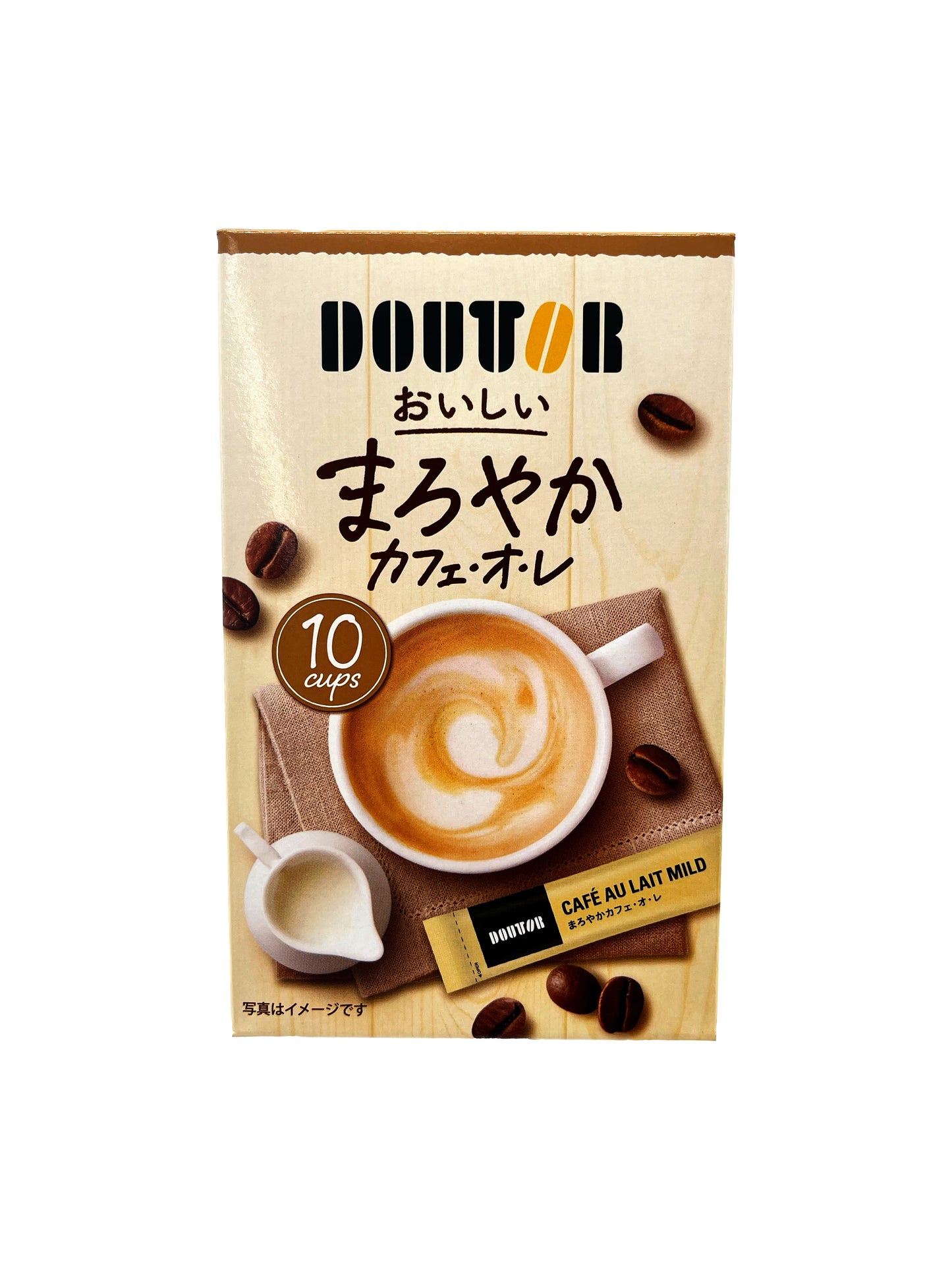 Doutor Instant Maroyaka Stick Cafe Au Lait 10 Pieces