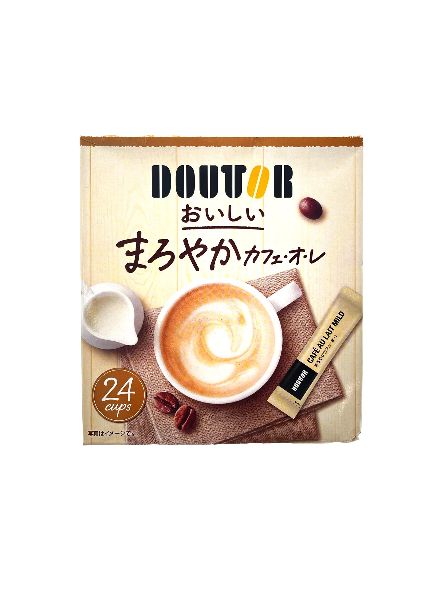 Doutor Instant Maroyaka Stick Cafe Au Lait 24 Pieces