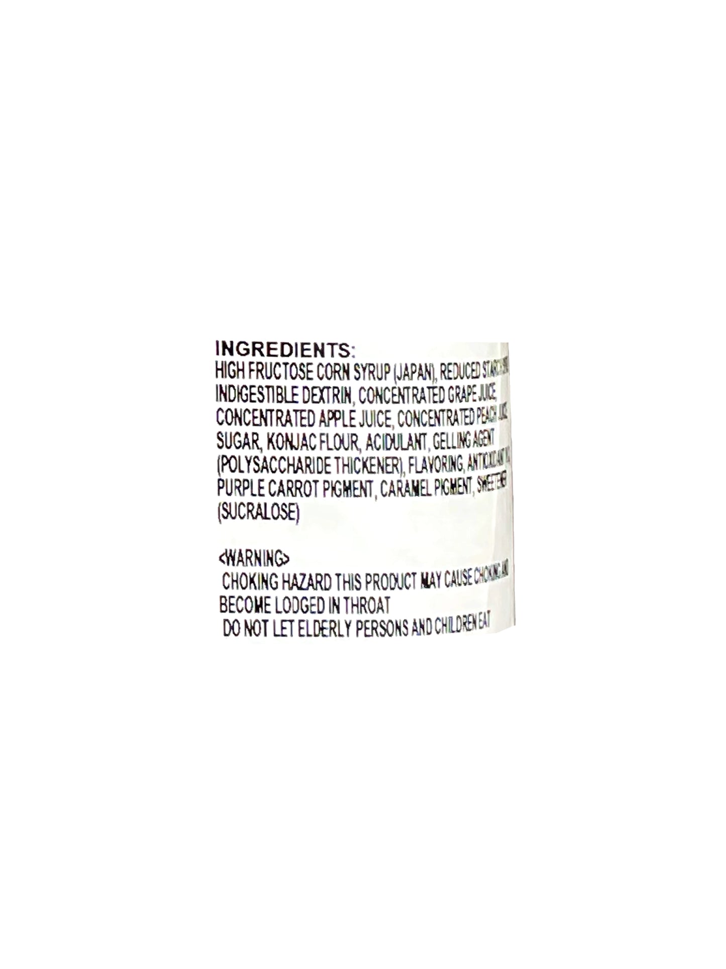 Jonetz Konjak Jelly Grape & Peach & Apple Flavors 12.69 oz