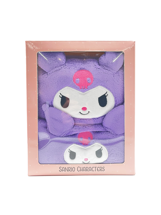 Sanrio Kuromi Hair & Bath Towel