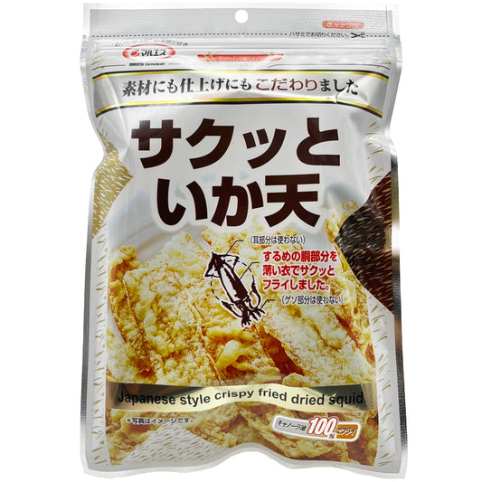 Maruesu Ika Ten Crispy Squid Tenpura Snack 2.22 oz