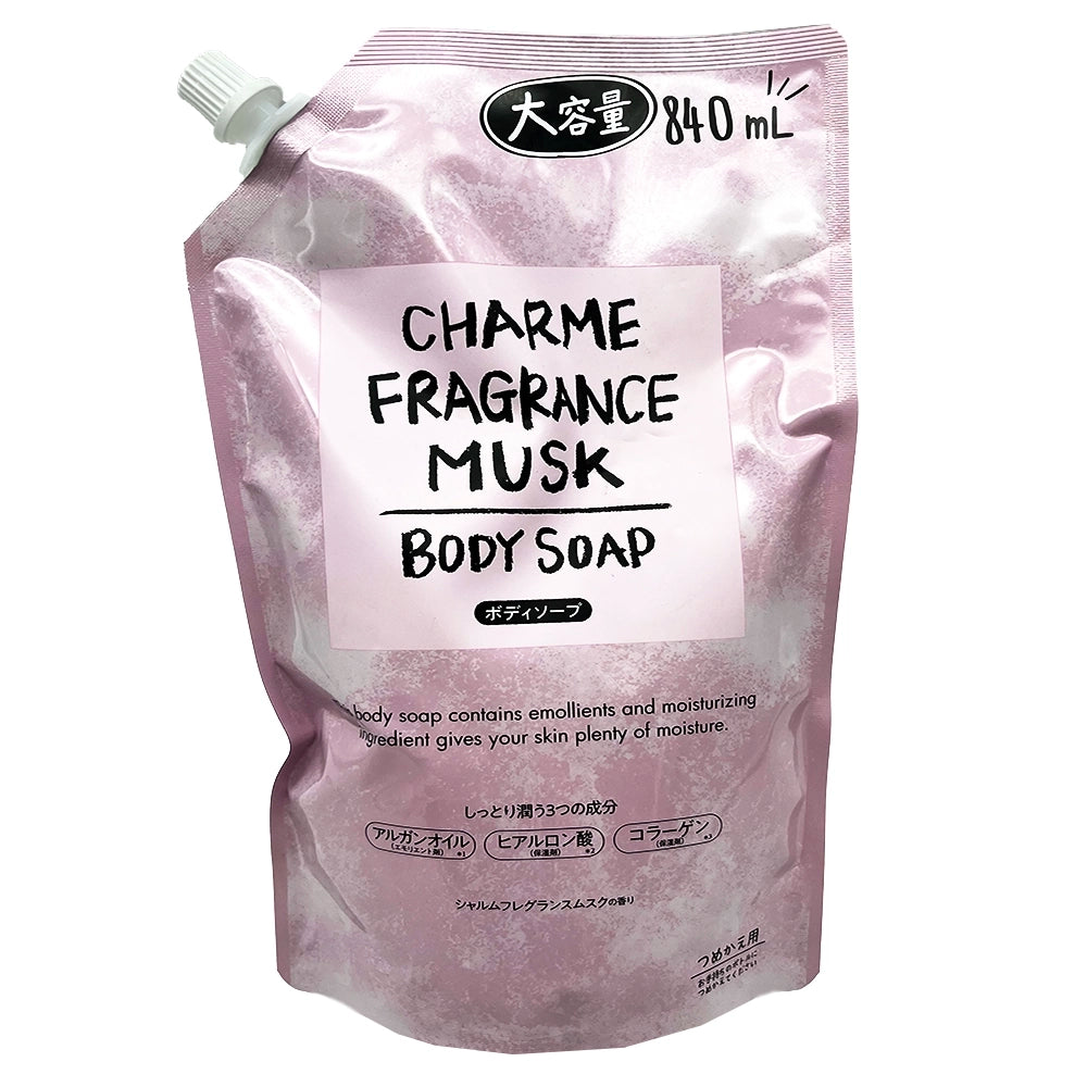 Mitsuei Charme Fragrance Musk Body Soap Refill 29.63 oz