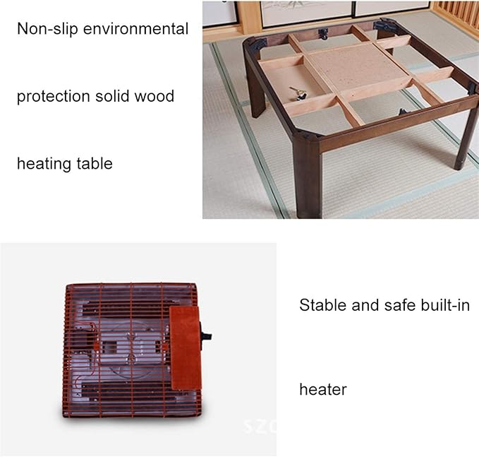 Kotatsu Wooden Table 47 in X 31 in
