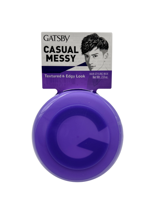 Gatsby Casual Messy Hair Styling Gel Wild Shake 2.8 oz