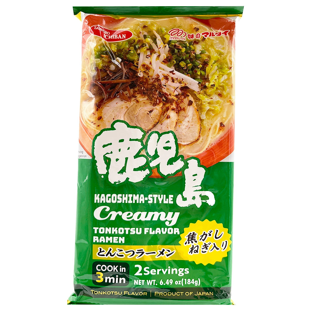 Sapporo Ichiban Kagoshima Style Creamy Tonkotsu Flavor Ramen 6.49 oz