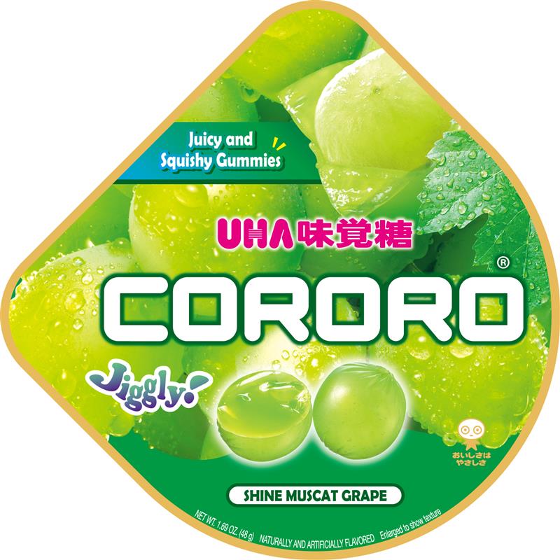 UHA Mikakuto Cororo Shine Muscat Grape Gummies 1.69 oz