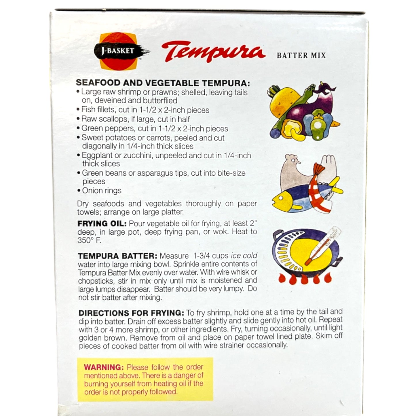 J-Basket Tempura Batter Mix 10 oz