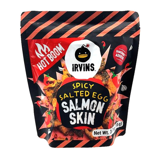 IRVINS Spicy Salted Egg Salmon Skin 3.7 oz